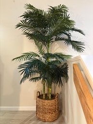 Fake Palm Tree Planter