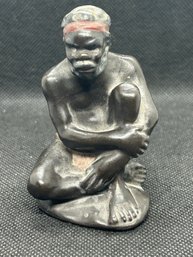 Vintage 1940s DARBYSHIRE Ceramic Seated Australian ABORIGINE Figurine