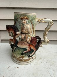 Made In Italy Vintage Capodimonte Italian Porcelain Stein