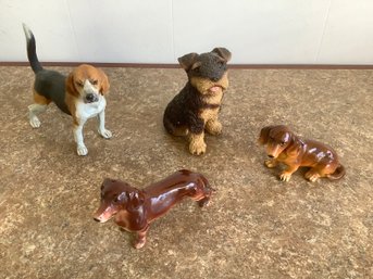 Dog Figurine Decor Lot #1