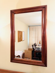 Wood Framed Beveled Wall Miror