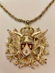 CORO Vintage Pendant Necklace - Adjustable Size