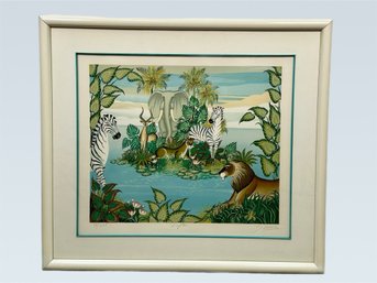 Gustavo Novoa 'Drifters' Pencil Signed Limited Edition Lithograph