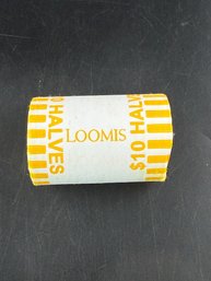 Bank Rolled Unsorted Kennedy Half Dollars