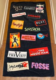 Vintage Cotton Towel With Broadway Shows - Jay Franco
