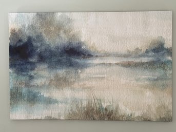 Serene 'Still Evening Waters' Landscape Canvas Print