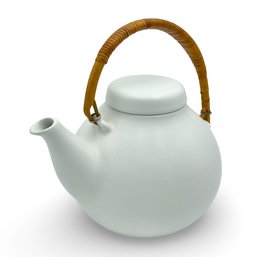 1950s Arabia Finland Ceramic Teapot By Ulla Procope In Matte White