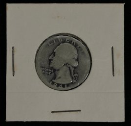 1941 Washington Quarter Coin
