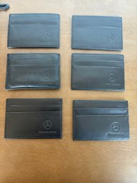 Lot Of 6 Mercedes Black Wallet