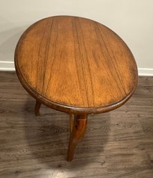 Solid Hardwood & Veneers Oval End Table