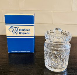 Waterford Lismore Crystal Jam/Honey Jar