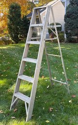 Vintage Aluminum A-Frame 6' Stepladder