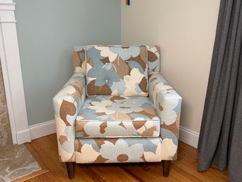Stylish Floral Accent Armchair