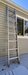 Vintage 16-Foot Aluminum Extension Ladder