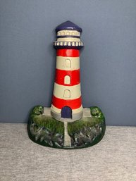 Cast Iron Lighthouse Door Stop #1