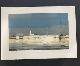 Hand Signed Limited Edition Sail Boats By BEZ