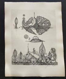 Limited Edition Etching Hand Signed And Numbered By Juliana Seraphim