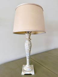 Lacquered Mother Of Pearl Table Lamp
