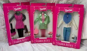 Three Barbie Fashion Avenue Boutique Outfits