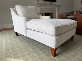 Lillian August Chaise Lounge -Ivory