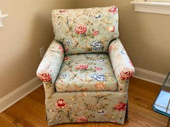 Beautiful Quality Custom Made Floral Design Arm Chair