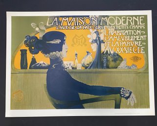 La Maison Moderne Paris Vintage Lithograph