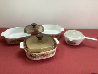 Vintage Corning Ware Spice Of Life Casserole Dishes #5