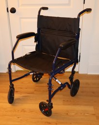 Carex Lightweight Transport Wheelchair With Adjustable Backrest