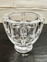 Vintage ORREFORS Simon Gate Crystal Clear Footed Bowl, SIgned