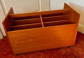 Mid-Century Teak BRUKSBO - NORWAY LP Vinyl Records Holder