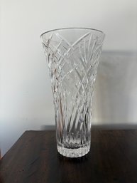 Tall Crystal  Vase