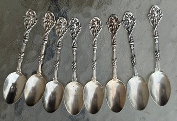 Set Of Sterling Demitasse Spoons