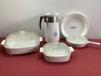 Vintage Corning Ware Blue Cornflower Mixed Set #6