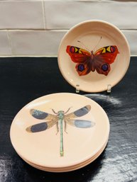 Set Of 4 - John Derian Melamine Appetizer Plates