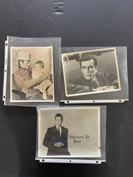 3 - Vintage Television Actor Photos 1960s