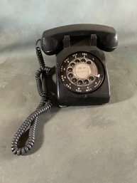 Vintage Bell System Black Rotary Phone