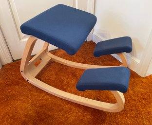 VARIER Natural Wood Kneeling Chair - Like New
