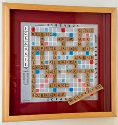 Framed Scrabble Board