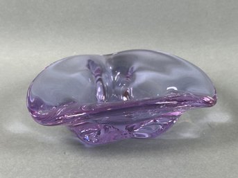 Vintage Purple Glass Bowl