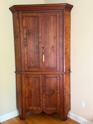 A Beautiful Large Vintage Corner Cabinet