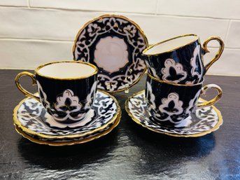 Set Of 3 - VIntage Tea Cups/saucers