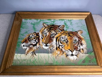 Framed Tiger Art