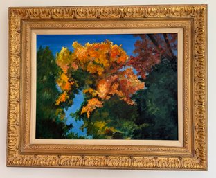 Framed Oil On Canvas By Audrey Shulman