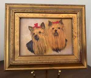 Print Process Of Yorkshire Terriers