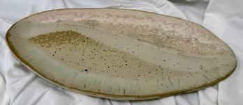 Signed Pottery Tray