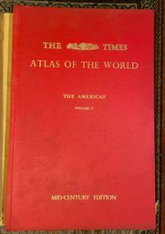 Atlas Of The World - The Americas - Dedicated To Her Majesty Queen Elizabeth II