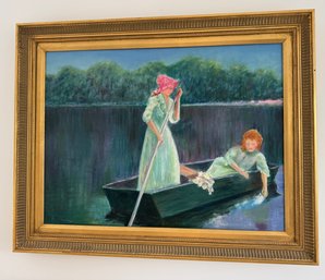 Framed Oil On Canvas By Audrey Shulman