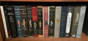 14 Volumes Of The Writings Of Boswell In The 18th Century