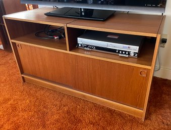 Mid-Century Modern TV / Stereo Wooden Cabinet