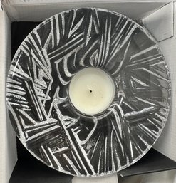 Pair Of Orrefors Candle Holders